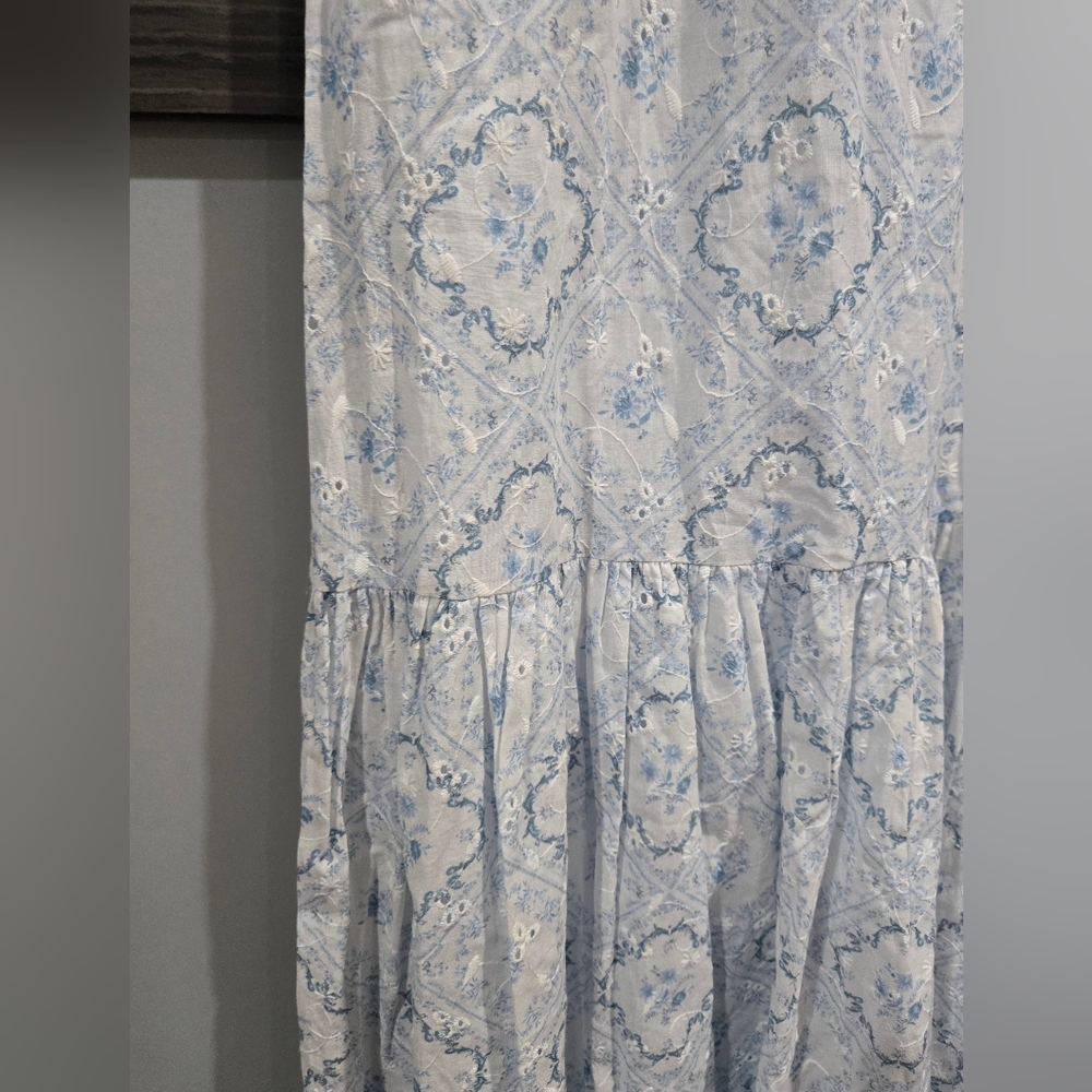 Antonio Melani X Born on Fifth Belmondo Puff Sleeve Tile Print NWT Size 0 - Picture 5 of 12